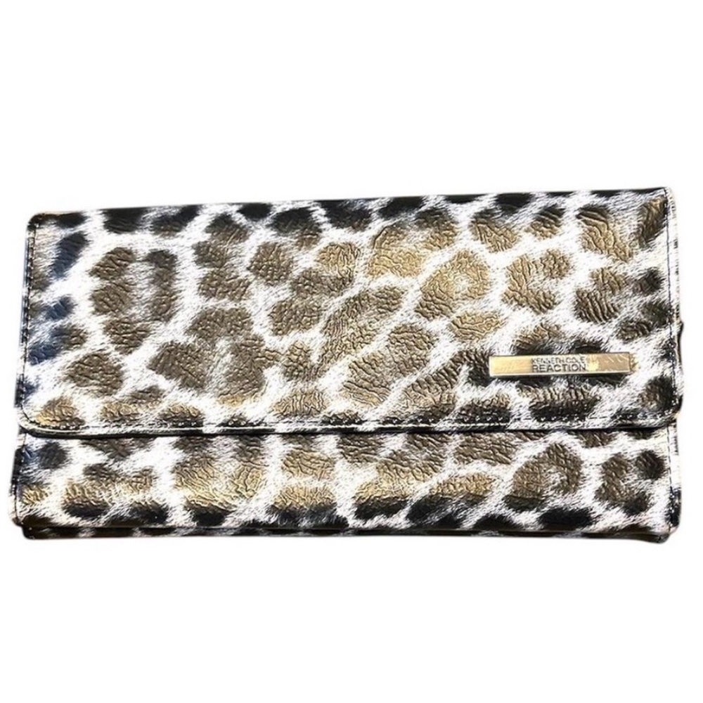Leopard Print Wallet Kenneth Cole Reaction y2k